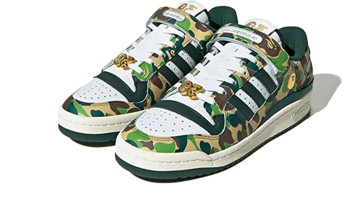 Forum 84 Low Bape 30th Anniversary Green Camo