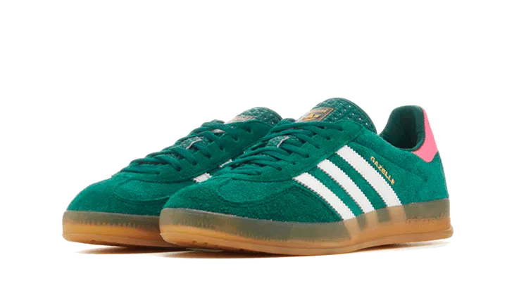 Gazelle Indoor Collegiate Green Lucid Pink