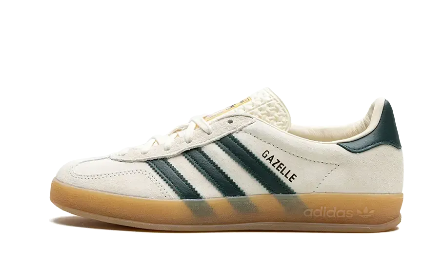 Gazelle Indoor Cream White Collegiate Green Gum