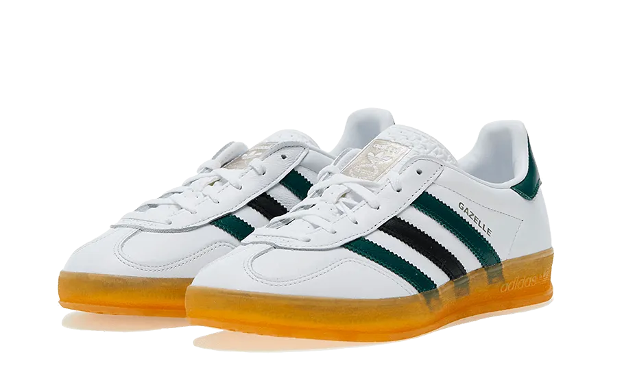 Gazelle Indoor White Collegiate Green