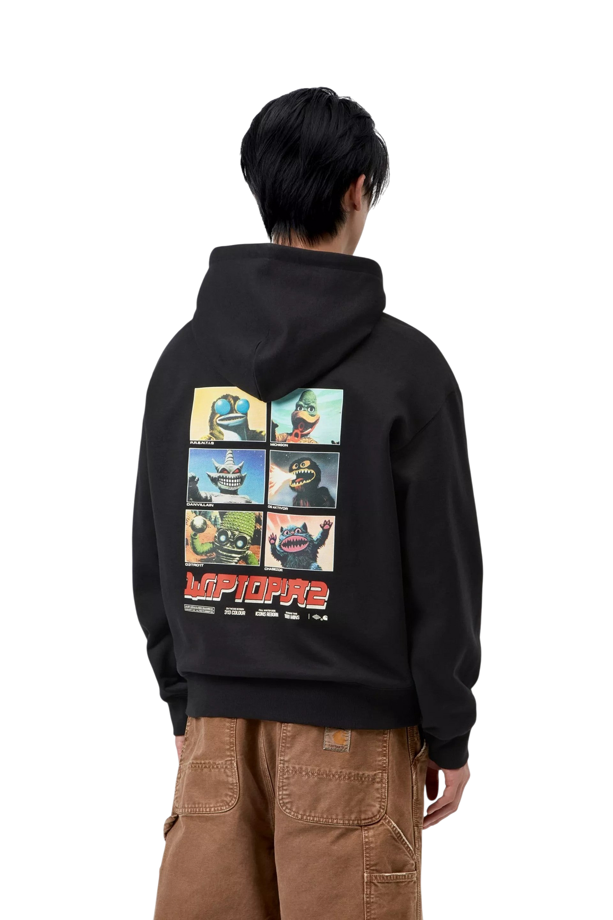 Hooded Wiptopia 2 Sweat NOIR CARHARTT