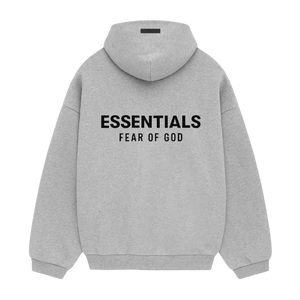 Fear of God Essentials Fleece Hoodie Light Heather Gray - 192HO246258F