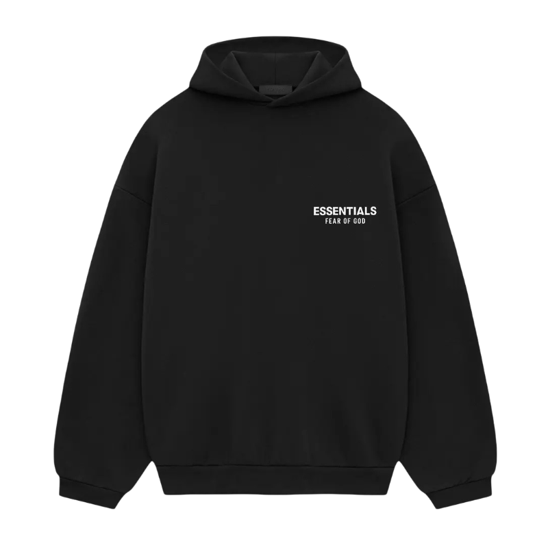 Fear of God Essentials Fleece Hoodie (FW24) Black