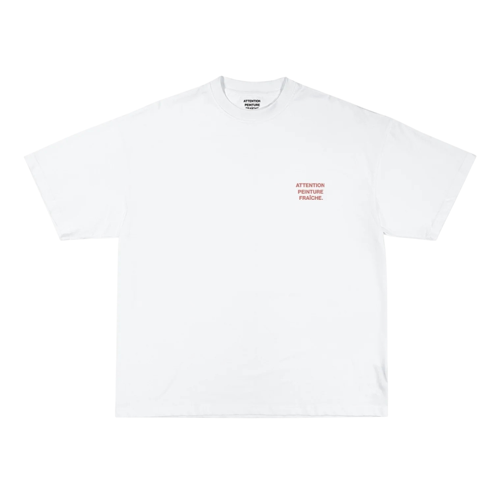 Attention Peinture Fraiche CUPIDON WHITE T-SHIRT