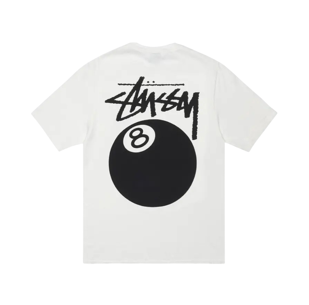 Stussy 8 Ball Tee White