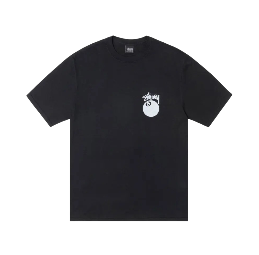 Stussy 8 Ball Pigment Dyed Tee Black