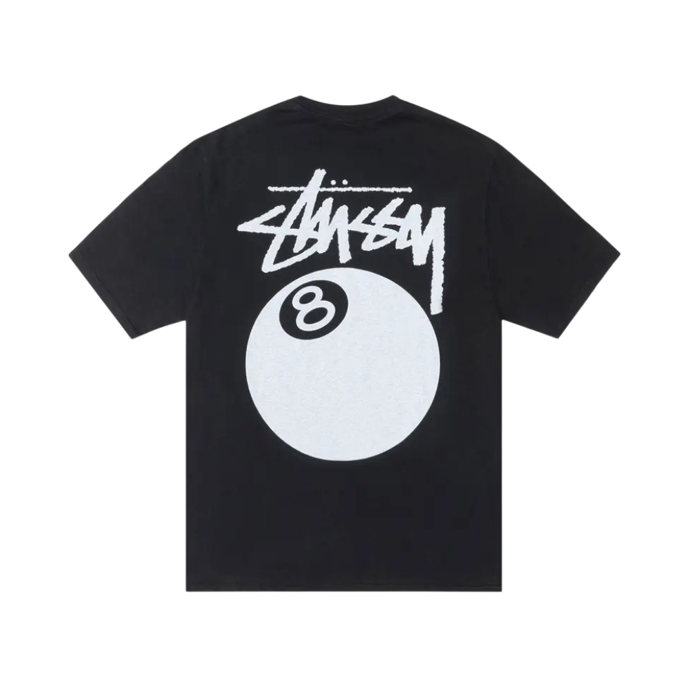 Stussy 8 Ball Pigment Dyed Tee Black