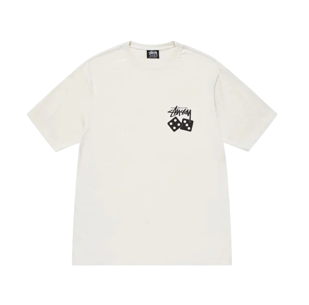 Stussy Dice Pigment Dyed Tee Natural