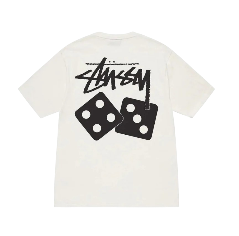 Stussy Dice Pigment Dyed Tee Natural