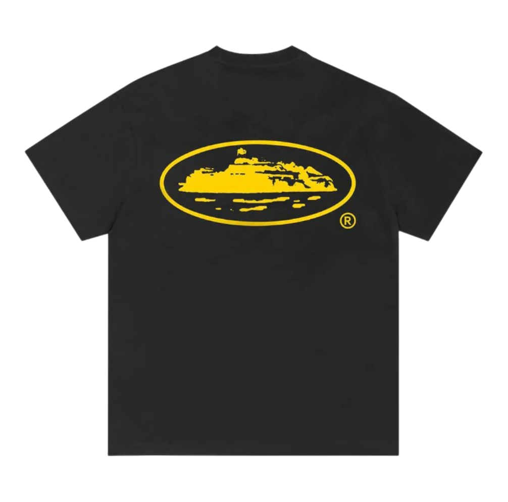 Corteiz OG Island Tee Black Yellow - CORTEIZ