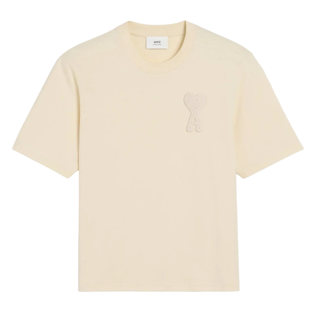 T-Shirt Patch Ami De Coeur – Ami Paris – Beige