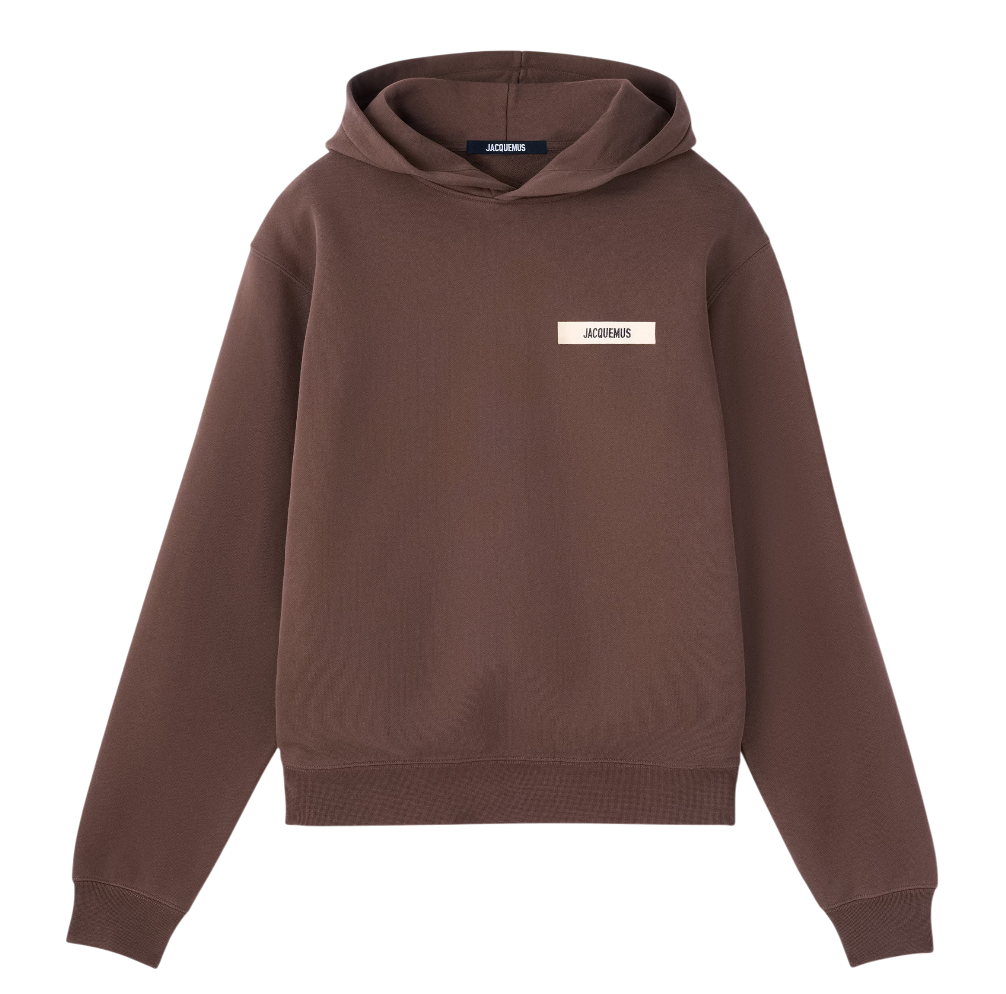 Hoodie avec Capuche Gros Grain – Jacquemus – Marron