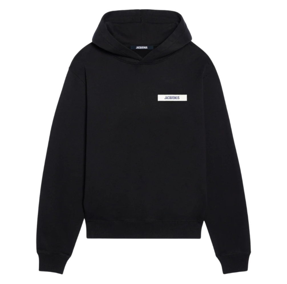 Hoodie avec Capuche Gros Grain – Jacquemus – Noir
