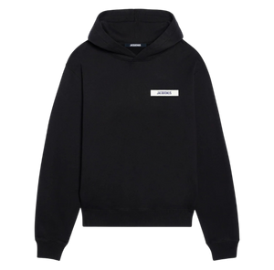 Hoodie avec Capuche Gros Grain – Jacquemus – Noir