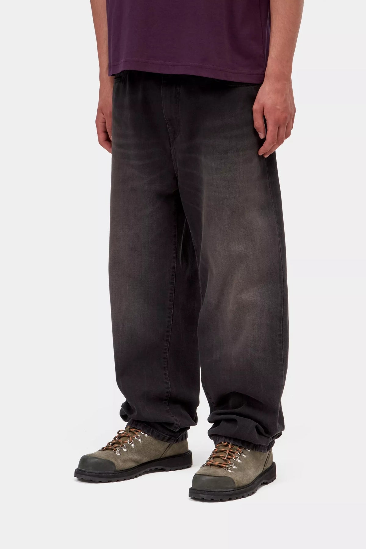JEAN CARHARTT AARON PANT BLACK TABACCO