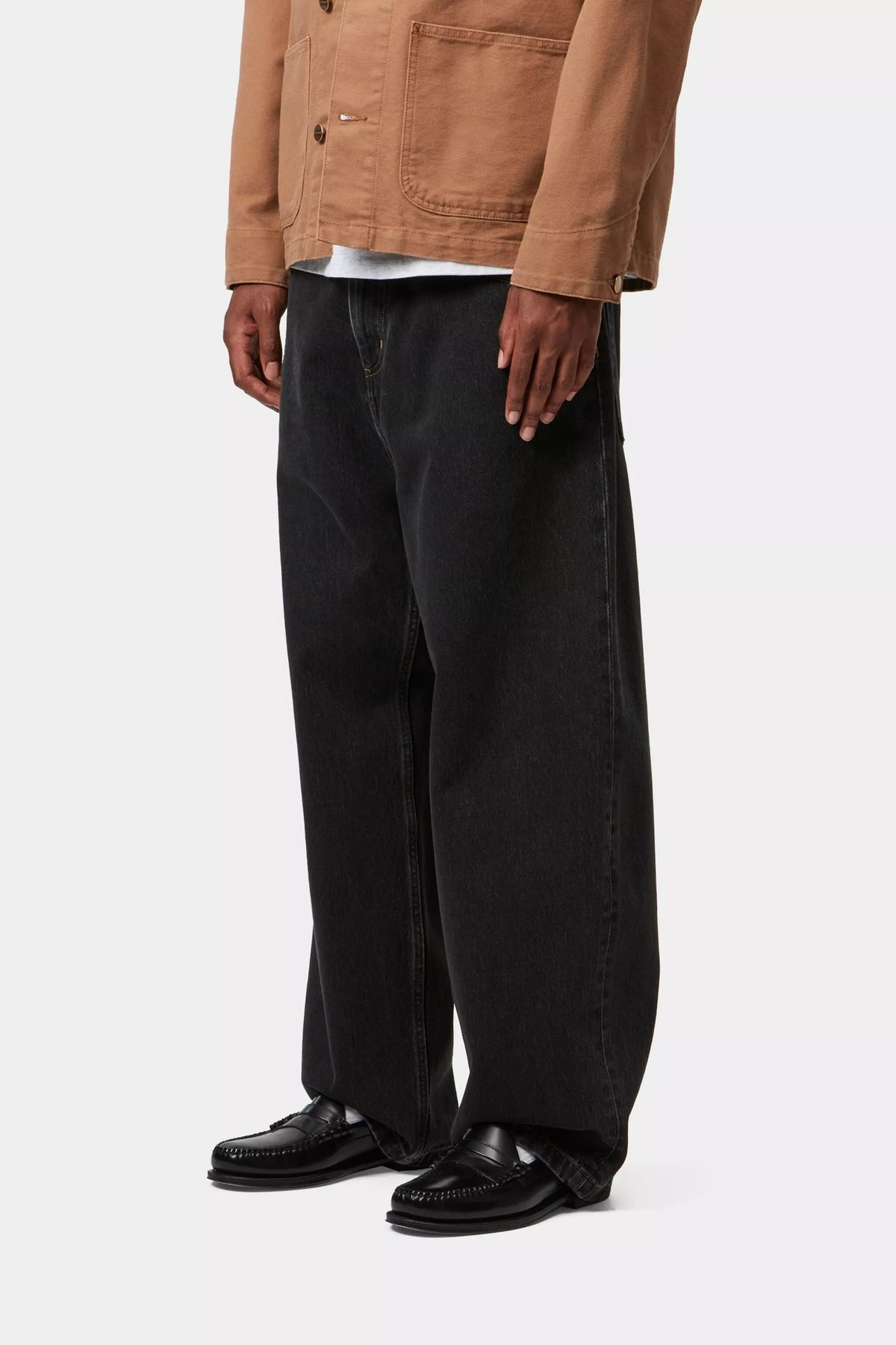 JEAN CARHARTT BRANDON PANT BLACK STONE