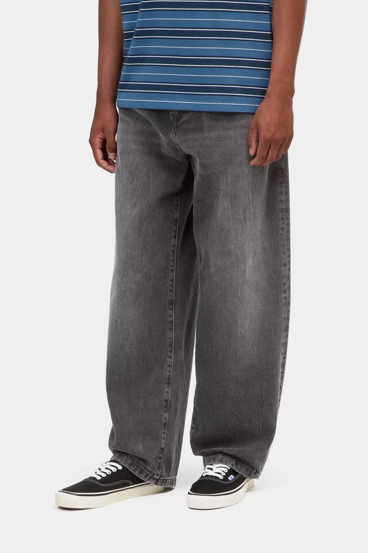 JEAN CARHARTT LANDON PANT BLACK MARBLE