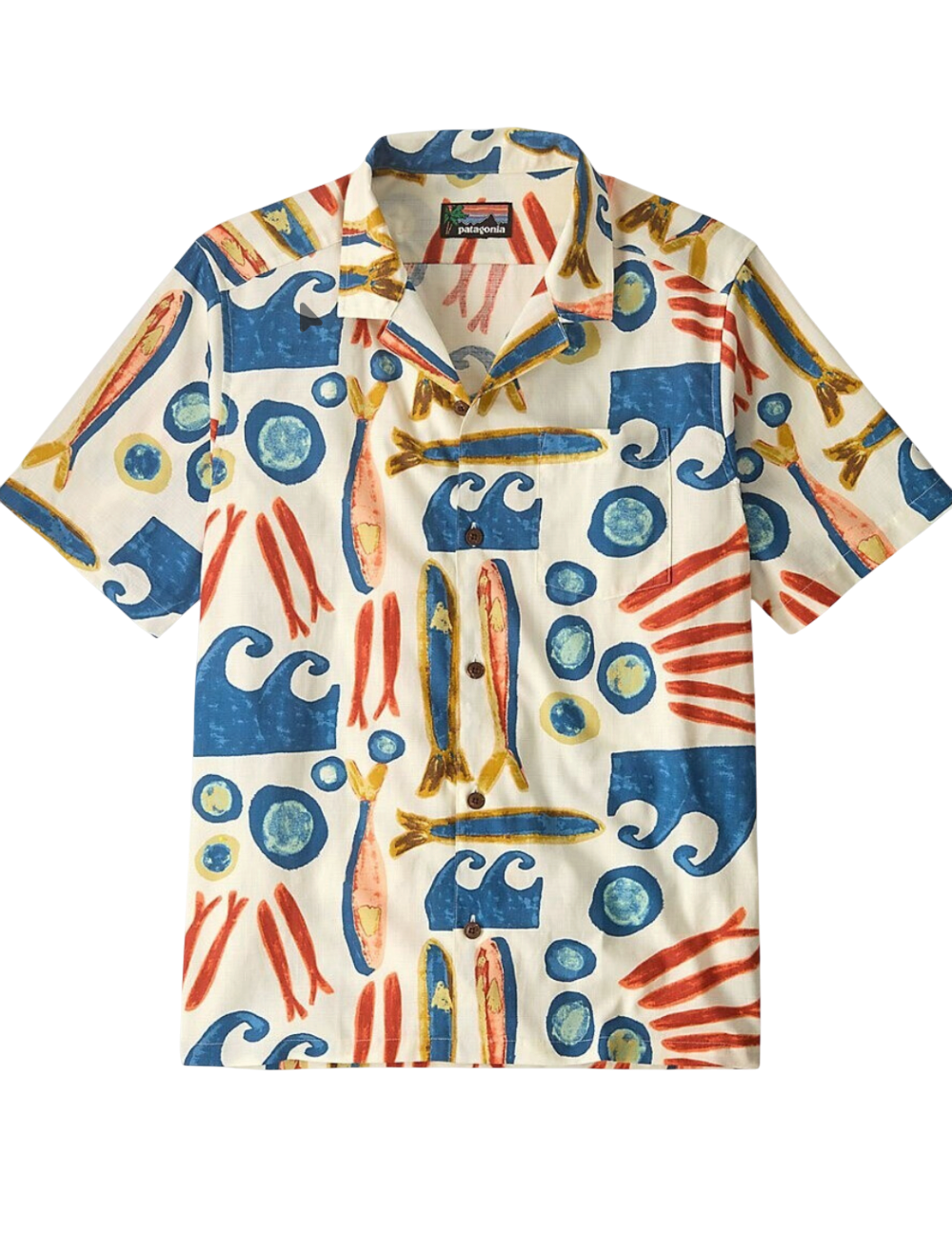 Chemise Patagonia Kids’ Tidal Threads Shirt Coupe Regular Imprimé Tropical Enfant