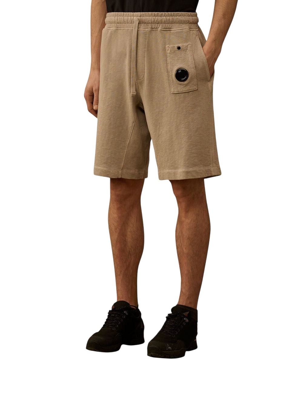Short C.P. Company Malfilè Fleece Sweatshorts Coupe Regular Fit Homme