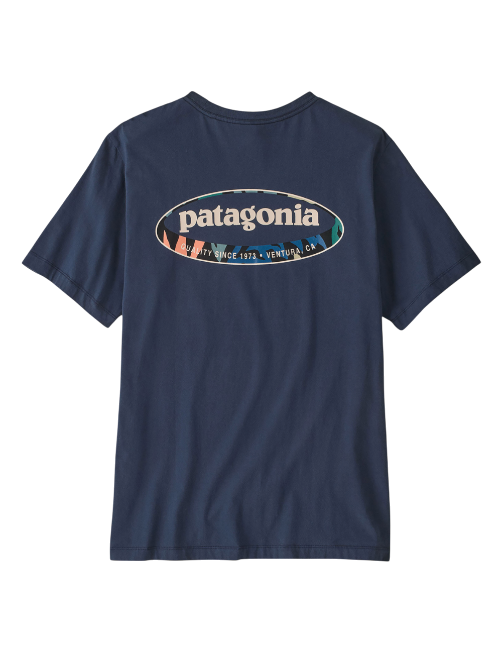 T-shirt Patagonia Men’s ’95 Oval Logo T-Shirt Coupe Regular Logo Print Coton Bio Homme