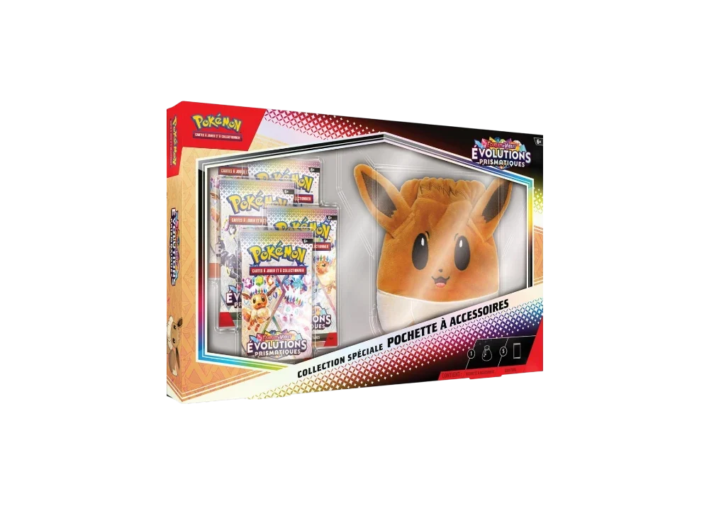Pokémon Coffret EV8.5 Collection Spéciale Pochette à Accessoires Évoli - FR