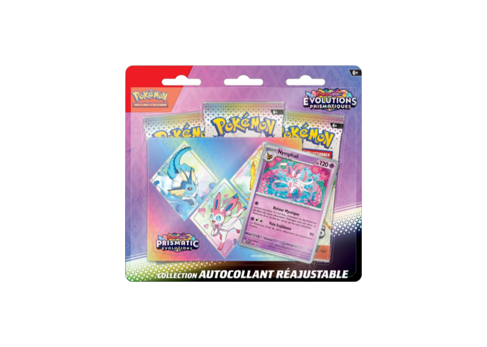 Pokémon – Tripack Écarlate et Violet EV8.5 Évolutions Prismatiques - FR