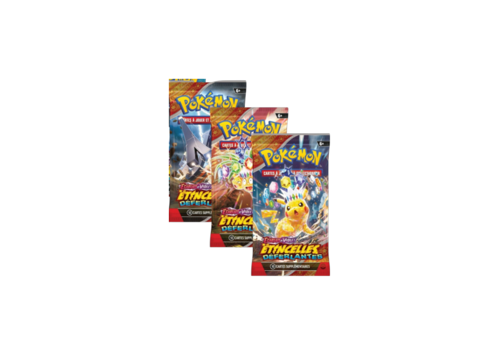 Pokémon – Booster Blister Écarlate et Violet EV8 Étincelles Déferlantes - FR