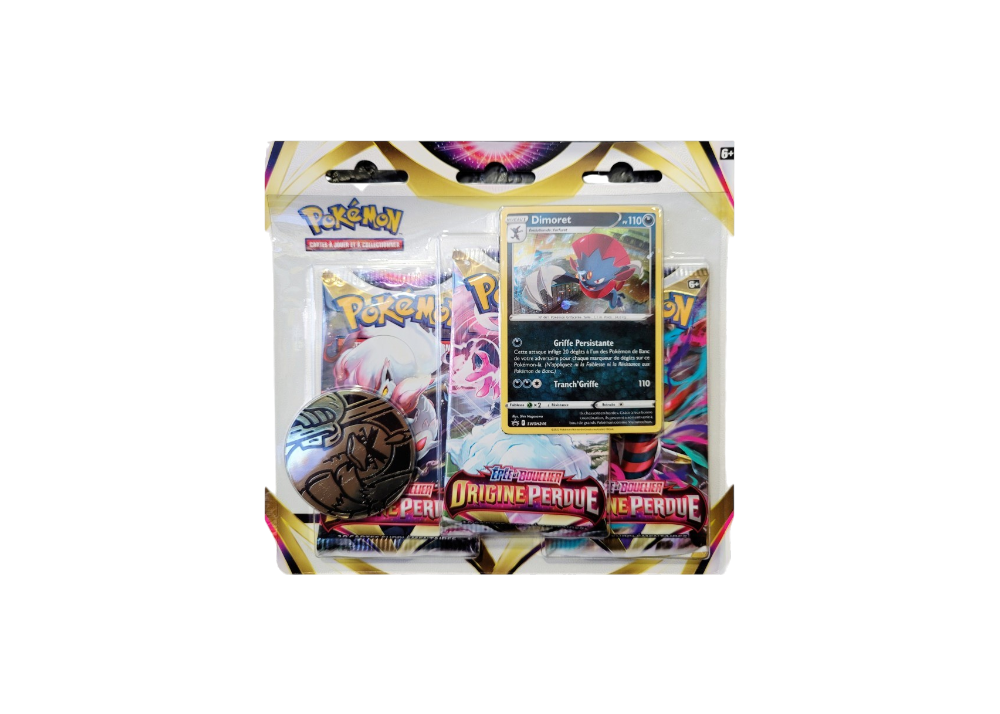 Pokémon – Tripack Épée et Bouclier EB11 Origine Perdue - FR