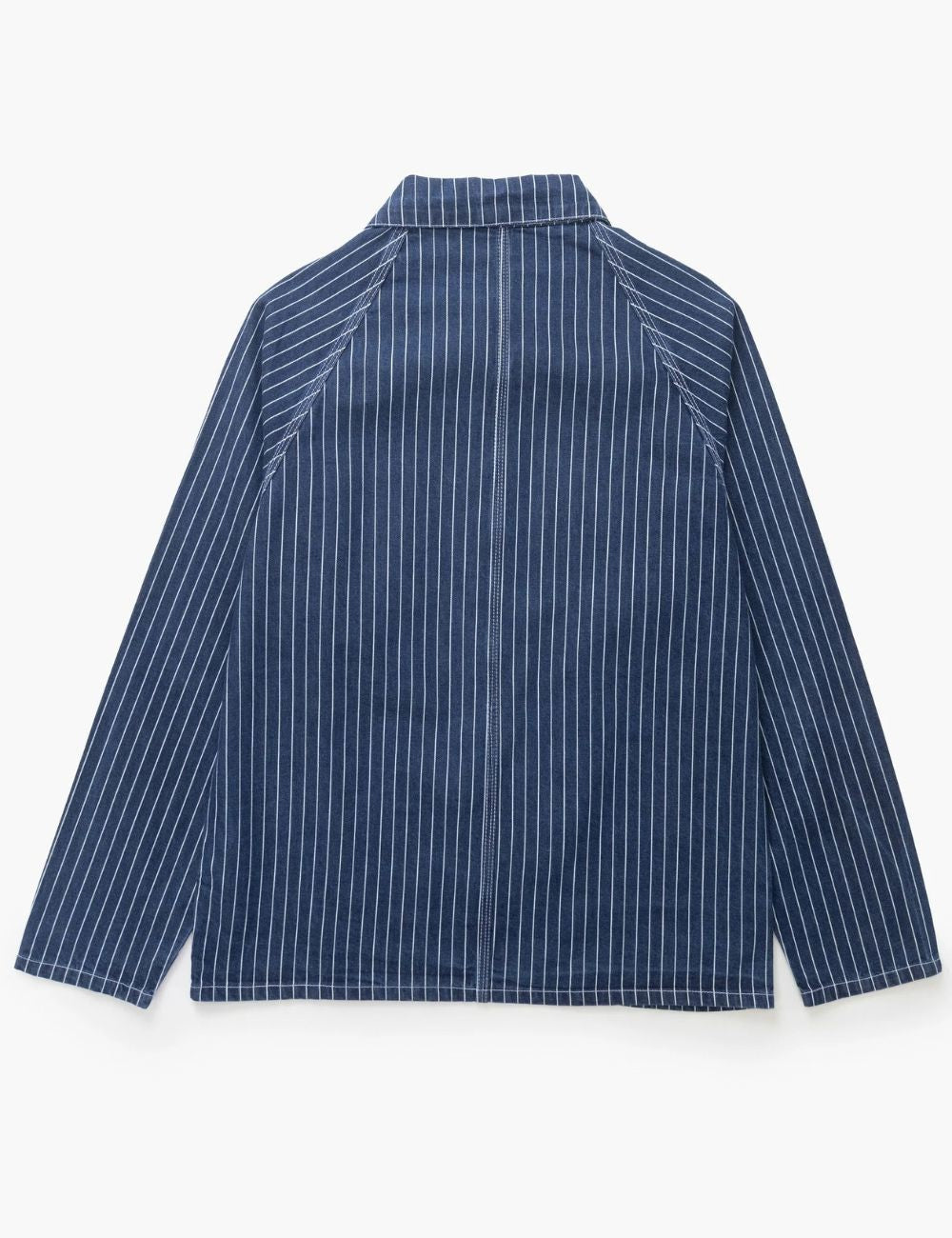 Veste Service Works Pinstripe Denim Coverall 2.0 Indigo Denim Coupe Relaxed Unisexe