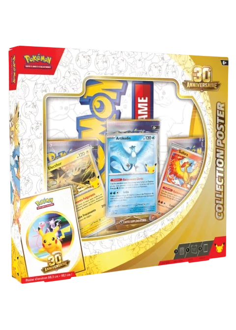 POKEMON COFFRET POSTER 30ANS - FR