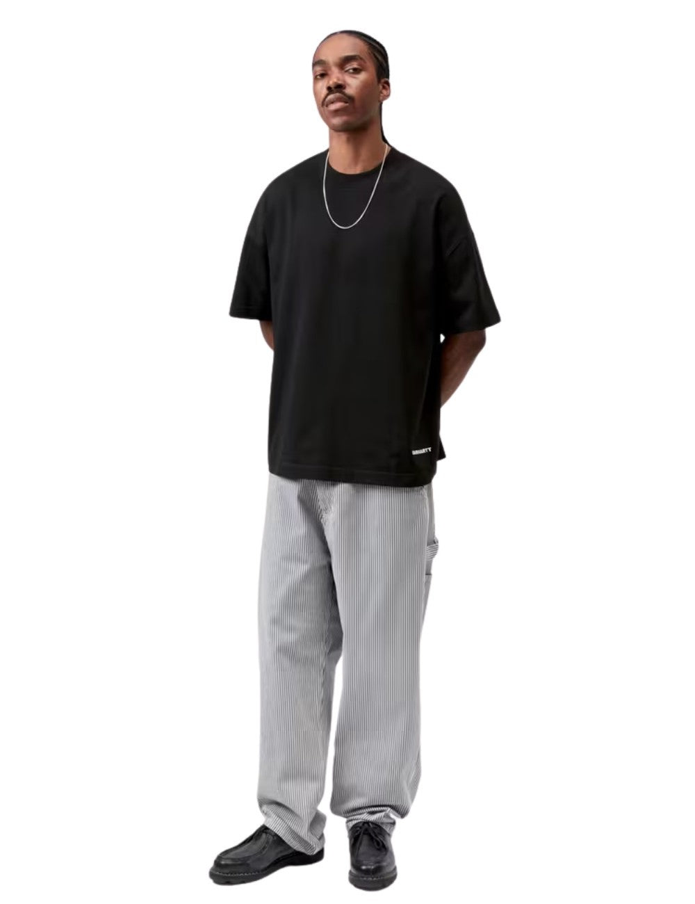 T-shirt Carhartt WIP S/S Link Script T-Shirt Noir (Black) 100% coton pour homme