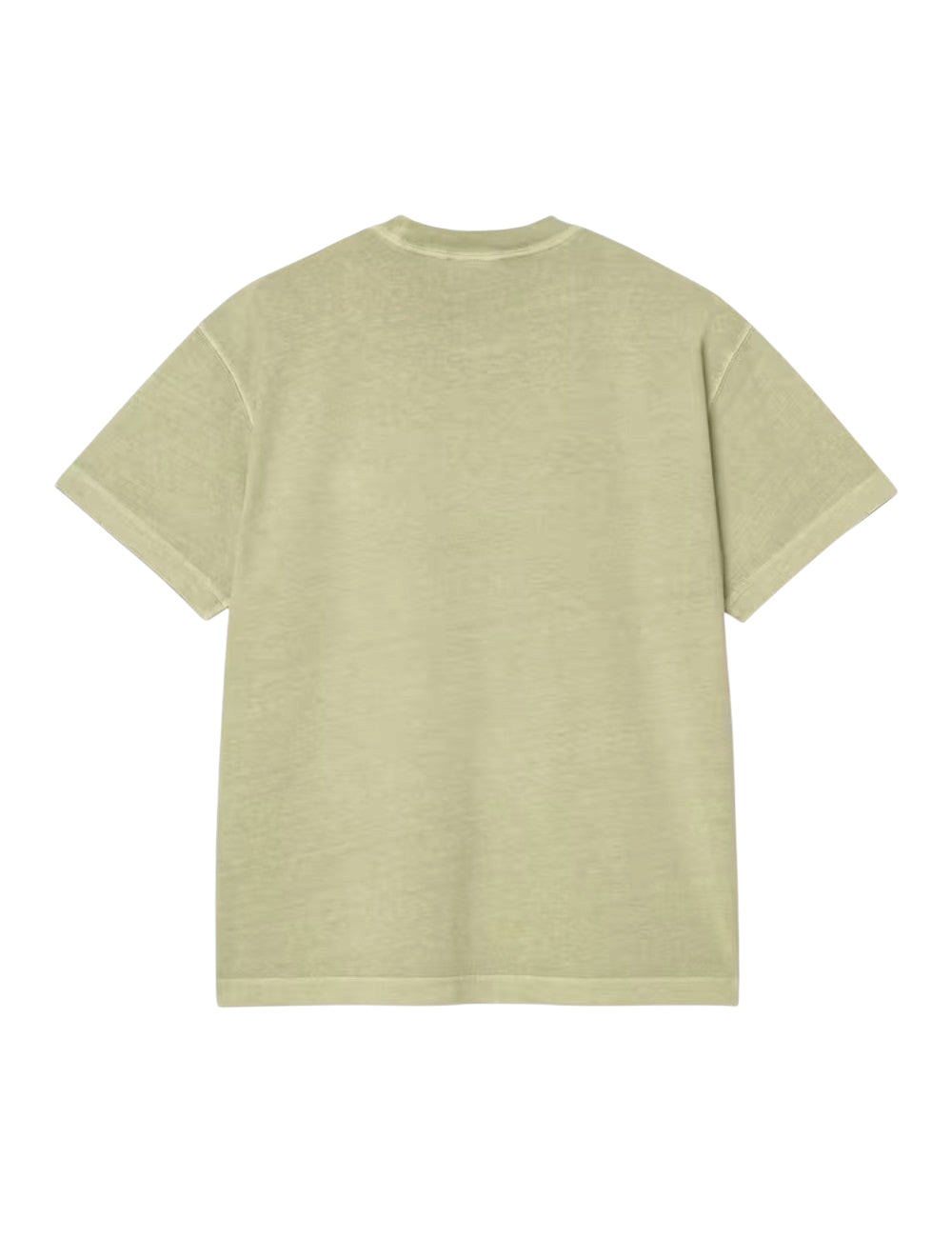 T-shirt Carhartt WIP S/S Nelson T-Shirt Teinté en pièce Vert 100% coton pour homme