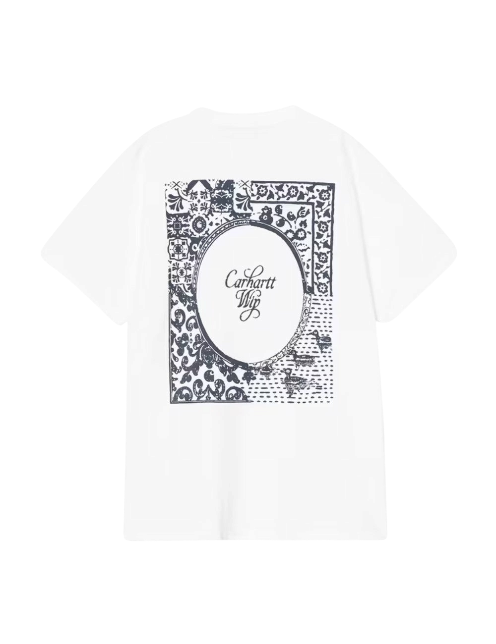 T-shirt Carhartt WIP S/S Vestige T-Shirt Blanc (White) 100% coton pour homme