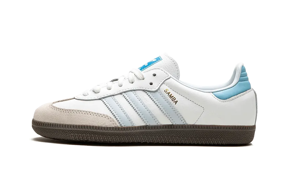 Samba OG Core White Halo Blue