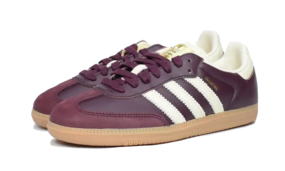 Samba OG Maroon Crewht Gold