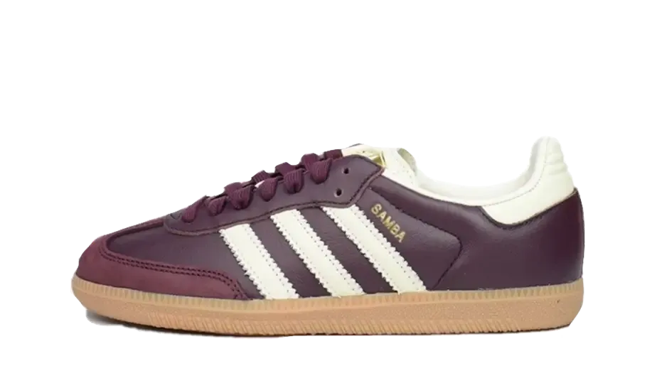 Samba OG Maroon Crewht Gold