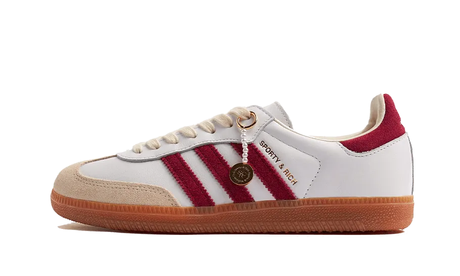 Samba OG Sporty & Rich White Core Burgundy