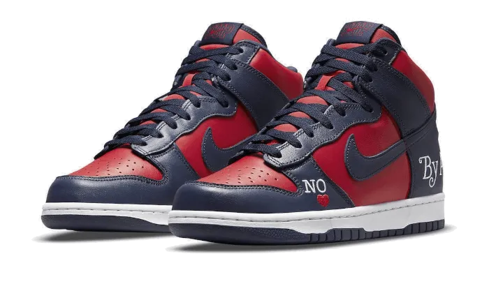 SB Dunk High Supreme By Any Means Navy