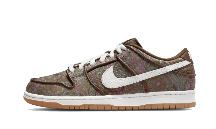 SB Dunk Low Paisley Brown