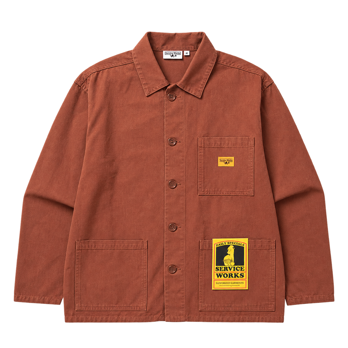 SERVICE WORKS CHEMISE DE TRAVAIL CUIVRE