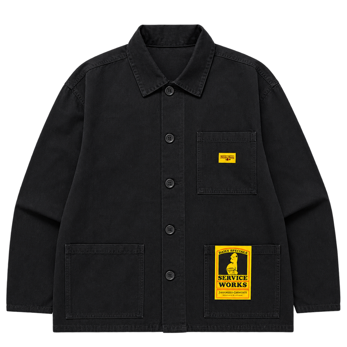 SERVICE WORKS CHEMISE DE TRAVAIL NOIR