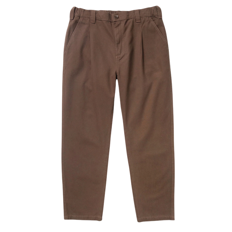SERVICE WORKS PANTALON DE SERVEUR EN SERGE MARRON