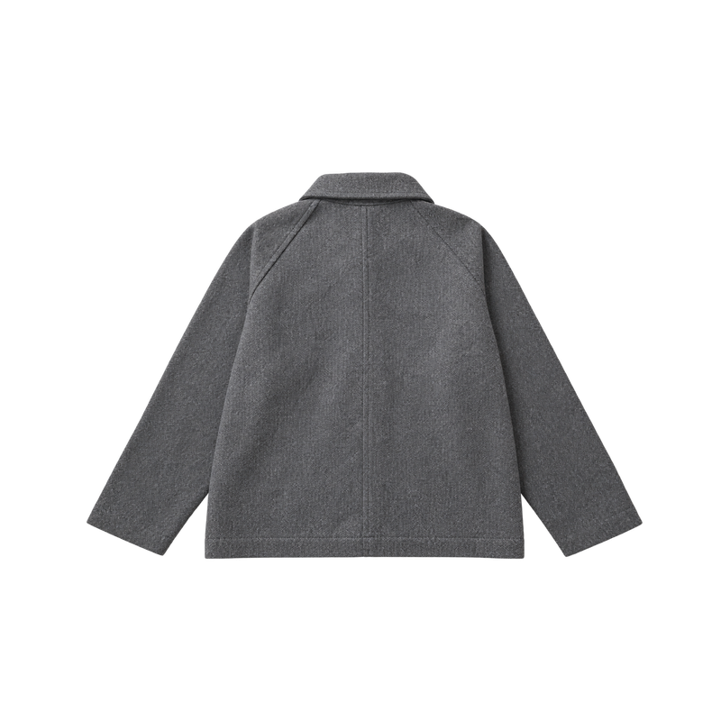 SERVICE WORKS SURCHEMISE EN FLANELLE GRIS