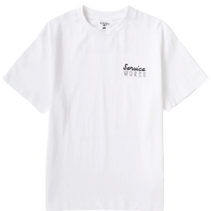 SERVICE WORKS T-SHIRT EATING ADVENTURE BLANC