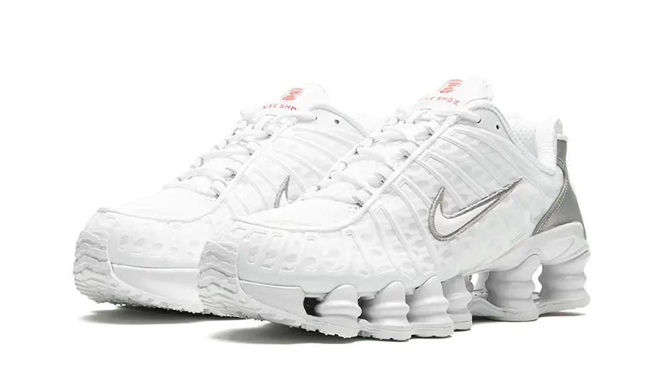 Shox TL White Metallic Silver Max Orange