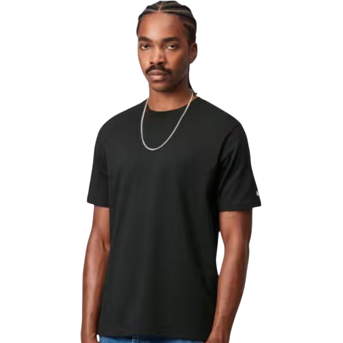 T-shirt Carhartt WIP S/S Base Noir et Blanc en Coton Coupe Regular Homme