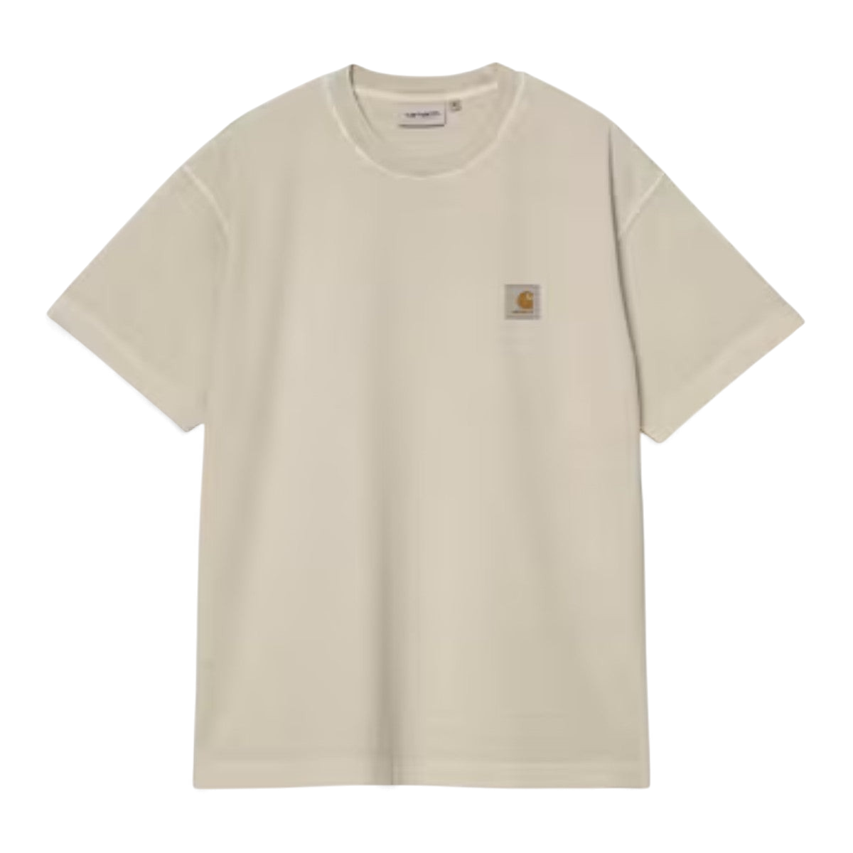 T-shirt Carhartt WIP S/S Vista Bleu Clair Garment Dyed Coupe Loose Homme