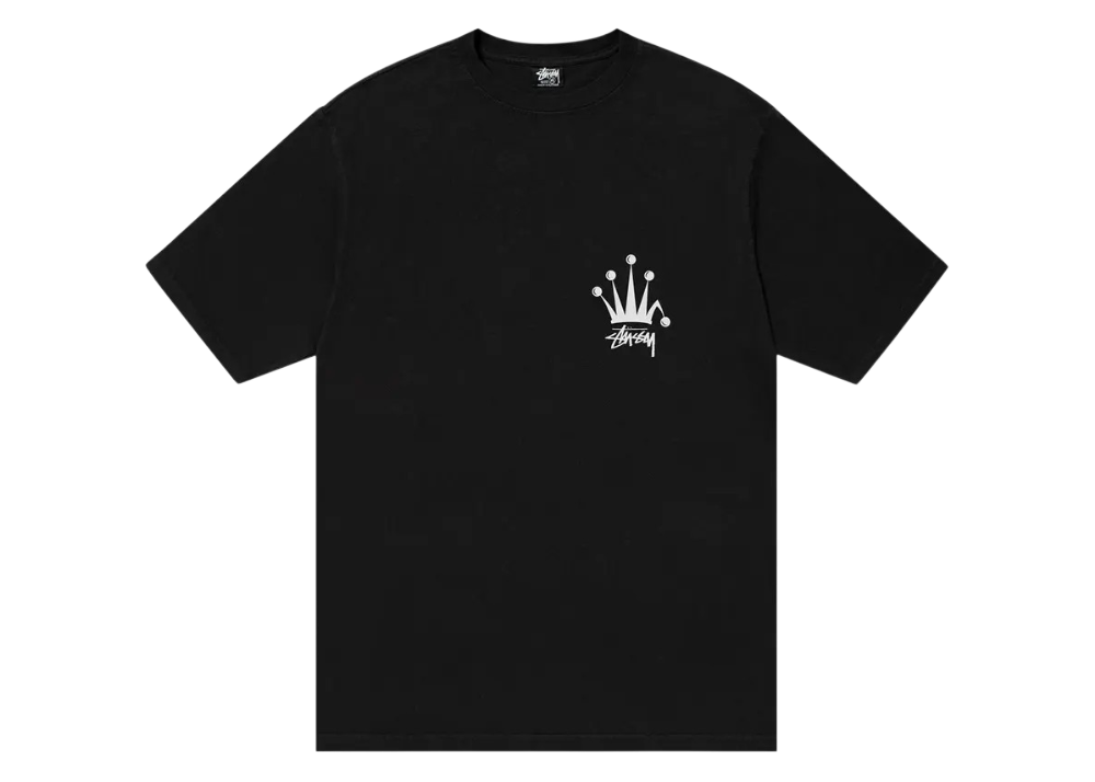 Stussy Regal Crown Pigment Dyed Tee 'Black'