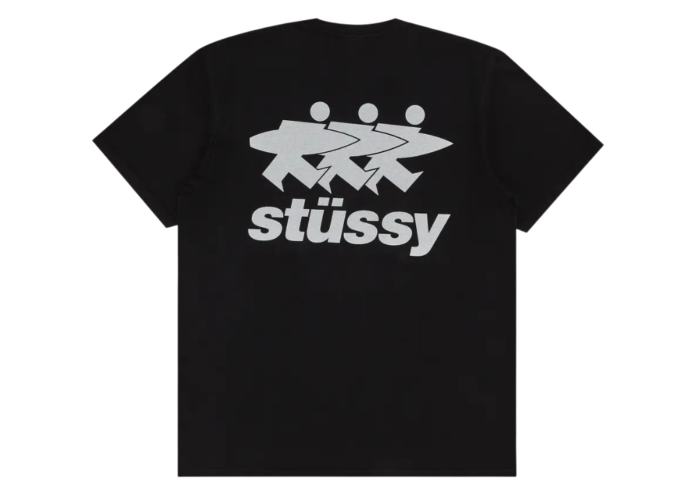 Stussy Surfwalk Tee 'Black'