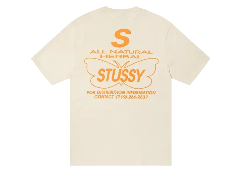 Stussy Tee All Natural Pig Dyed